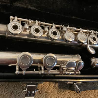 Yamaha Open Hole Flute All New Pads, Clean, C foot model image 2