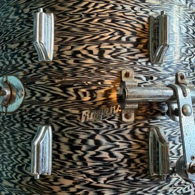 Rogers 22” Bass Drum 1960’s Black Onyx image 5