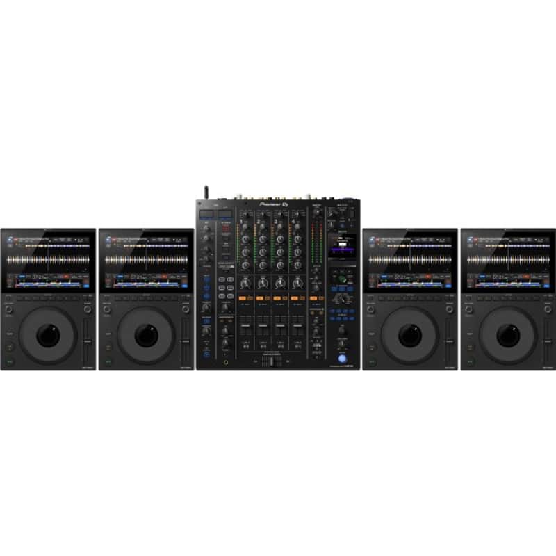 AlphaTheta CDJ-1500X 4er Set + Pioneer DJ DJM-A9 image 1