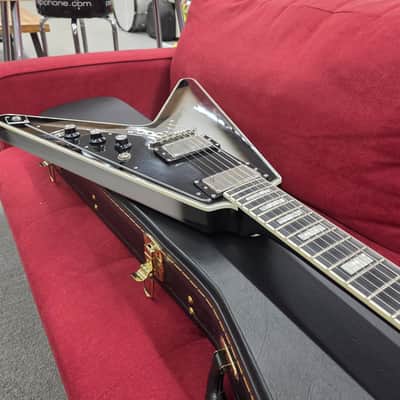 Epiphone Brent Hinds Signature Flying V Custom with Case - Silver Burst image 12
