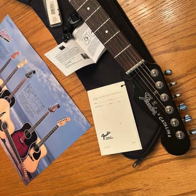 1983-1992 Fender Catalina II - California Series - Made in Korea - Black image 11
