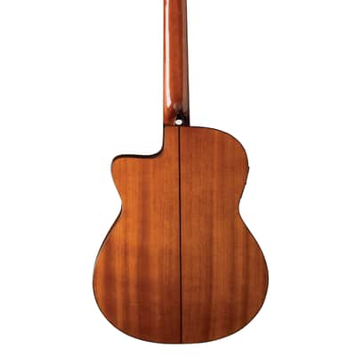 Washburn C5CE Classical Cutaway Acoustic Electric Guitar - Natural image 3