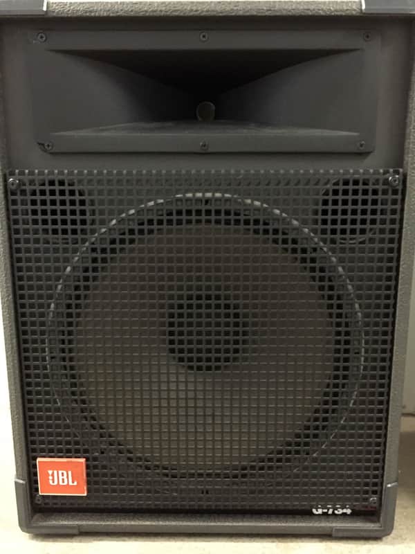 JBL G734 PA Speakers Black | Reverb