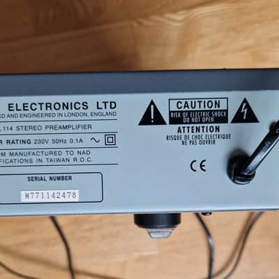 NAD 114 Preamplifier (serviced) image 6