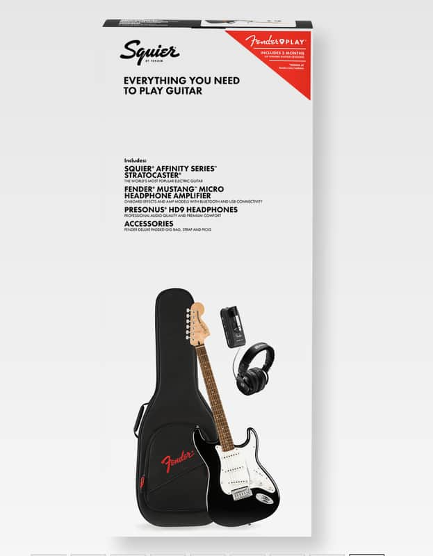 Fender Squire  Affinity Series® Stratocaster® Mustang™ Micro Pack
