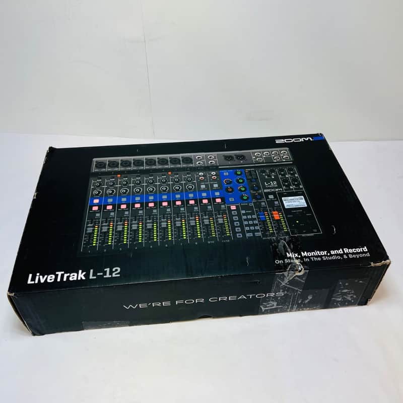 Zoom LiveTrak L-12 Digital Mixer Recorder, 12-Channel, USB | Reverb