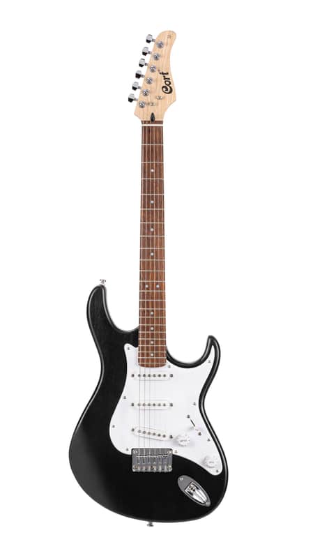Cort G100OPBC G Series Open Pore Black Electric Guitar image 1