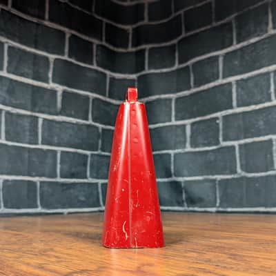 Red 7½" Cowbell – Bright, Cutting Tone – Live‑Ready Projection – Player‑Grade image 5