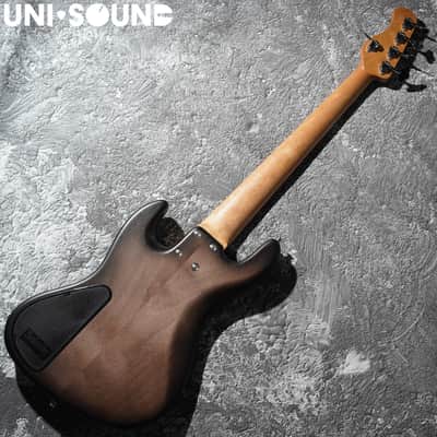 Sadowsky MetroLine Deluxe Standard J5 2024 - Black Burst Transparent Satin image 5