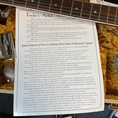 Fender Eric Johnson signature Stratocaster 2008 - Tropical Turquoise image 7