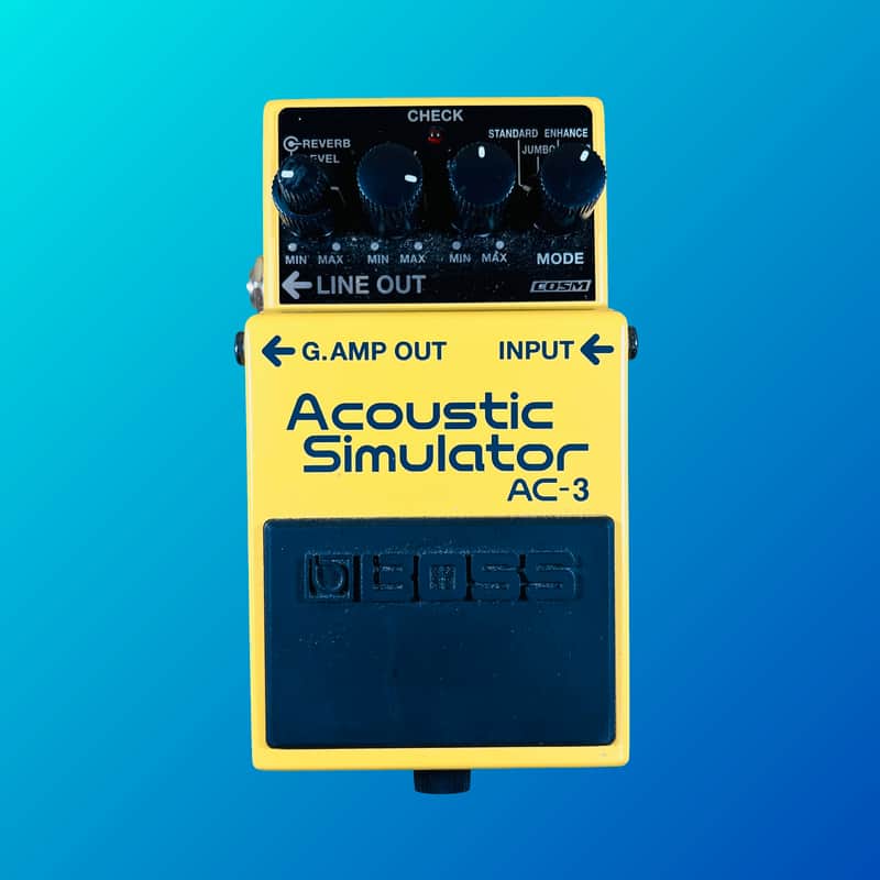 Boss AC-3 Acoustic Simulator (Dark Gray Label) 2006 - Present Yellow