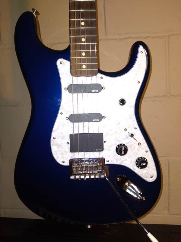 Fender 2016 Fender MIM Stratocaster (Hot Rodded) 2016 Candy Blue image 1