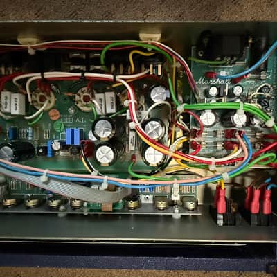 Marshall 6100 30th Anniversary Series 3-Channel 100-Watt Guitar Amp Head 1992 - 1997 - Blue image 10