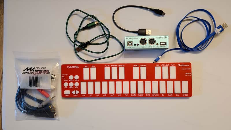 Keith McMillen Instruments QuNexus 25-Key MPE MIDI Controller with Cable Kit and Midi Expander image 1