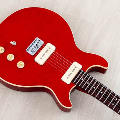 1982 Hamer USA Sunburst Special Double Cut Flame Top Custom Order w/ Lollar P-90s, Case image 9