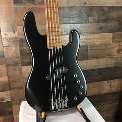 Charvel Pro-Mod San Dimas Bass PJ V Metallic Black, Free Ship, 239 image 2