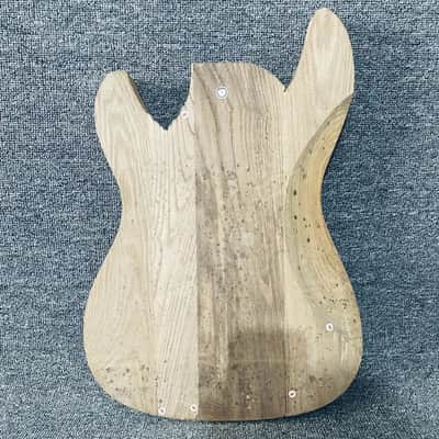 Custom Ash Wood DIY Project Guitar Body image 2