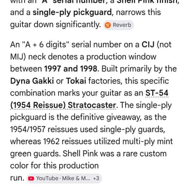 Fender ST-54 Stratocaster Reissue MIJ image 15