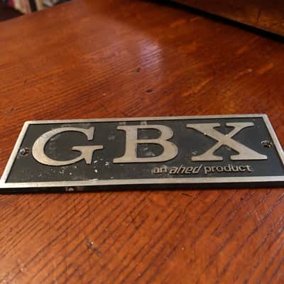 GBX Amplifier / Speaker Cabinet Badge - Lighthouse 1970s Black/Chrome - RARE and COOL! image 2