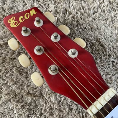 38 Inch Red Burst Acoustic Guitar, Plywood Top Body, Mahogany Neck image 7