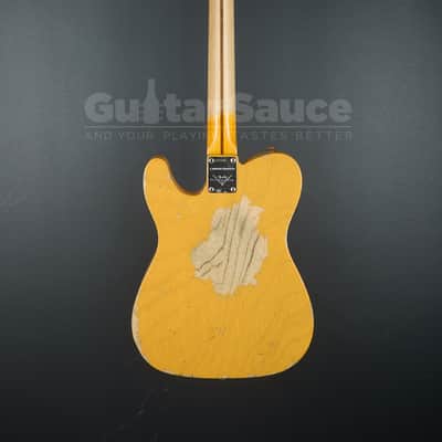 Fender Custom Shop Limited Cunife Telecaster Relic 2021 - Butterscotch (COD 2055UG) image 12