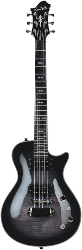 Hagstrom Ultra Swede Cosmic Black Burst w/Case image 1