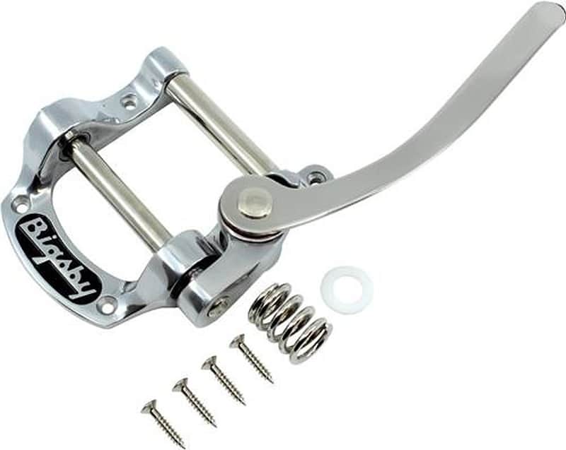Bigsby® B5 Tremolo Vibrato Tailpiece~Polished Aluminum~Flat Tops~USA~Brand New image 1