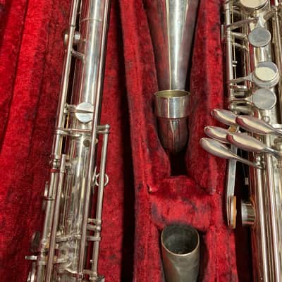 Good used Leblanc metal contra bass clarinet image 4