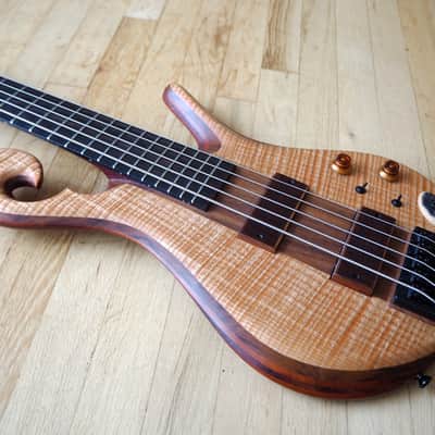 2015 Carl Thompson Custom 5 String Electric Bass Guitar Scroll Les Claypool image 10
