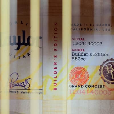 2020 Taylor 652ce Builder's Edition 12-String Grand Concert Acoustic Electric Guitar, Wild Honey Burst w/ Case image 8