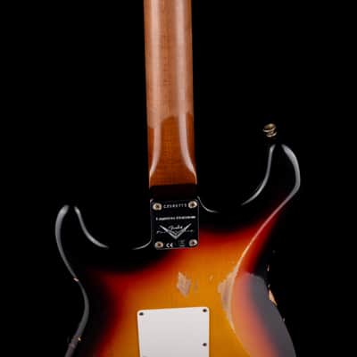 Fender Custom Shop 1964 Stratocaster Relic Faded Aged 3-Tone Sunburst image 10