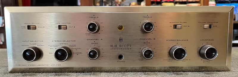 HH Scott Type 222C Tube Pre & poweramp 1963 image 1
