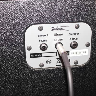 Diezel RV412 - 240 watt Celestion Vintage 30 -black image 6