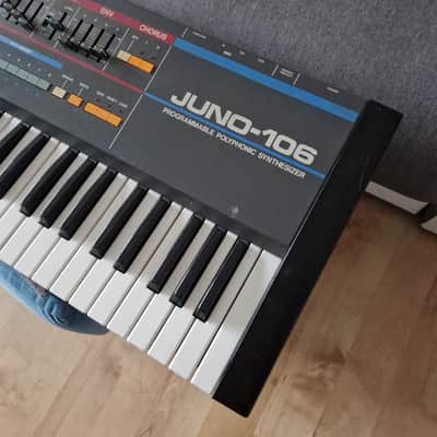 Roland Juno-106 61-Key Programmable Polyphonic Synthesizer 1984 - 1985 - Black image 4