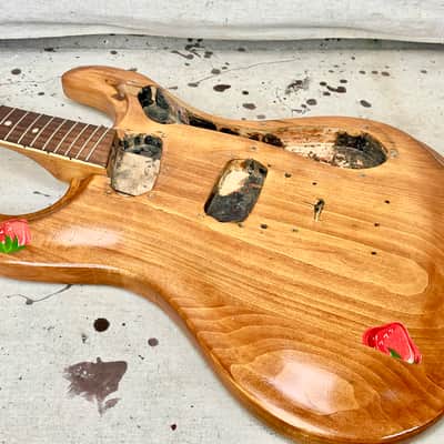 1964 Mosrite Ventures Body & Neck Husk Natural Refin-Vintage 1960's for Restoration image 10