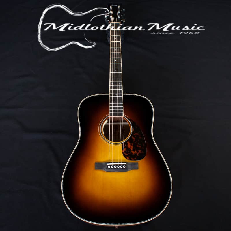 Larrivee D-50E (Mahogany) - Acoustic/Electric Guitar - Gloss Sunburst Finish w/Case (139388) image 1