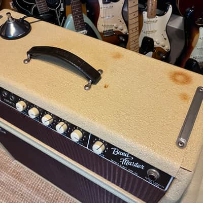 1961 Fender Bandmaster 40-Watt - Blonde + cab image 5