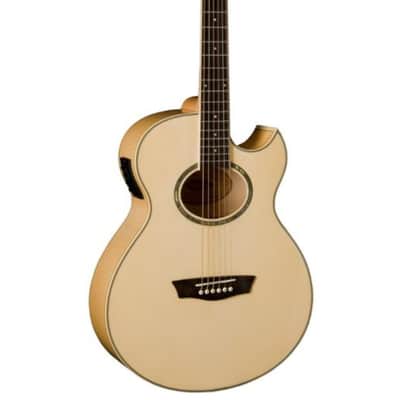 Washburn EA20 Festival Series Cutaway Acoustic Electric Guitar. Natural Item ID: EA20-A-U image 1