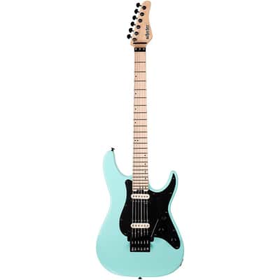 Schecter Guitar Research Sun Valley Super Shredder FR SFG Electric Guitar Regular Sea Foam Green Black Pickguard image 3