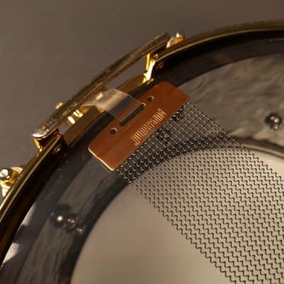 Mapex Black Panther Hammered Brass BPBR465H 14x6.5 Snare Drum | Original Owner image 15