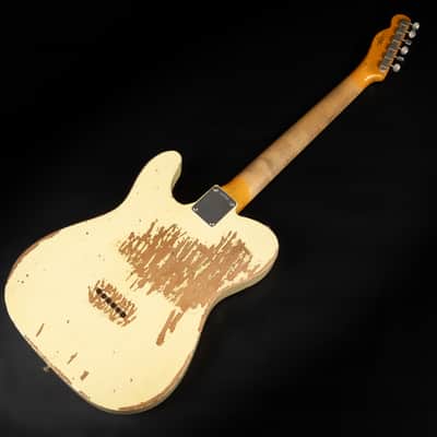 Fender Custom Shop '64 Reissue L-Series Telecaster RW Heavy Relic - Vintage White | USA 1964 Josefina Campos Handwound Pickups 3.39kg | CoA OHSC image 12
