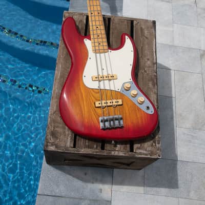 Classic 1983 Fender Jazz Bass 3-Bolt with Ash Body & Bound Maple Fretboard - Sienna Burst Finish - Made in the USA - Vintage Dimarzio PU's! - Pro Set Up w Perfect Frets/Action/Intonation! image 19