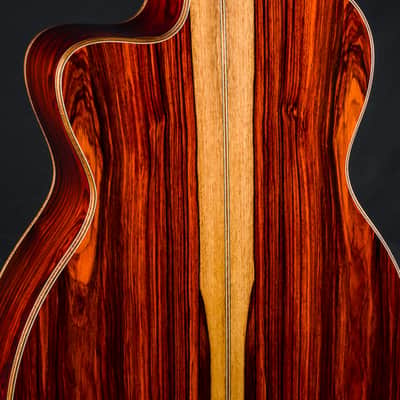 Bourgeois 000 Cutaway Large Soundhole Custom Cocobolo and Bearclaw Adirondack Spruce NEW image 17
