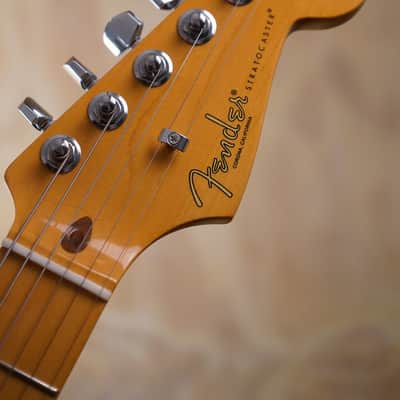 Fender American Professional II Stratocaster Miami Blue Maple Neck Electric Guitar, Hard Case - Very Good Condition image 5