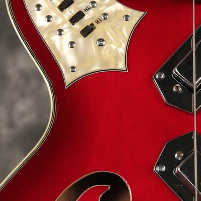 Greco Shrike 950 w/boomerang pickups 1960s Red image 13