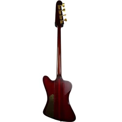 Gibson Thunderbird II Bass 1964 – Alembic Custom 1976 – Tree of Life – Ember Red image 4