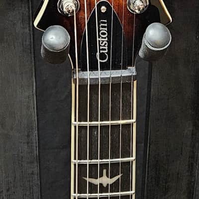 PRS SE Custom 24 Electric Guitar - Quilted Black Gold Sunburst 2024 image 3