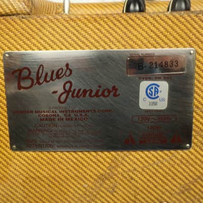 2000s Fender Blues Junior II Limited Edition Lacquered Tweed 15W 1x12 Combo Amp image 13