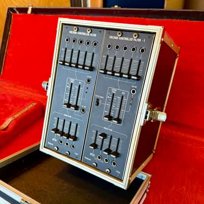 Custom Roland System 700 Dual VCF filter module 703f 703a side cabinet 1970’s original vintage analog modular synth synthesizer image 1