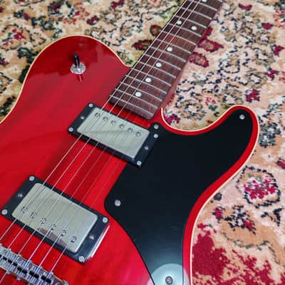 2019 Fender Japan Troublemaker Telecaster Crimson Red, Mahogany Body and Neck, Full set,MIJ JD19 Bild 7